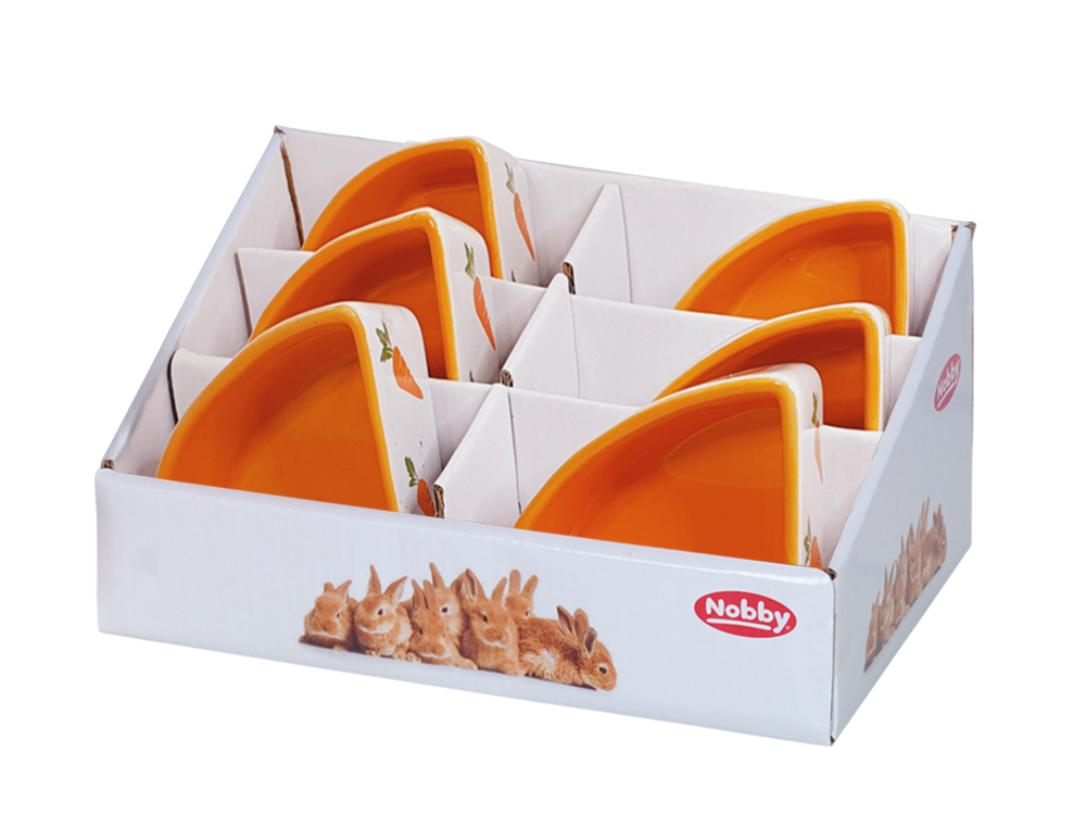 Castron din ceramica | Display 6 buc. | 9 x 9 x 4 cm | 0,10 l