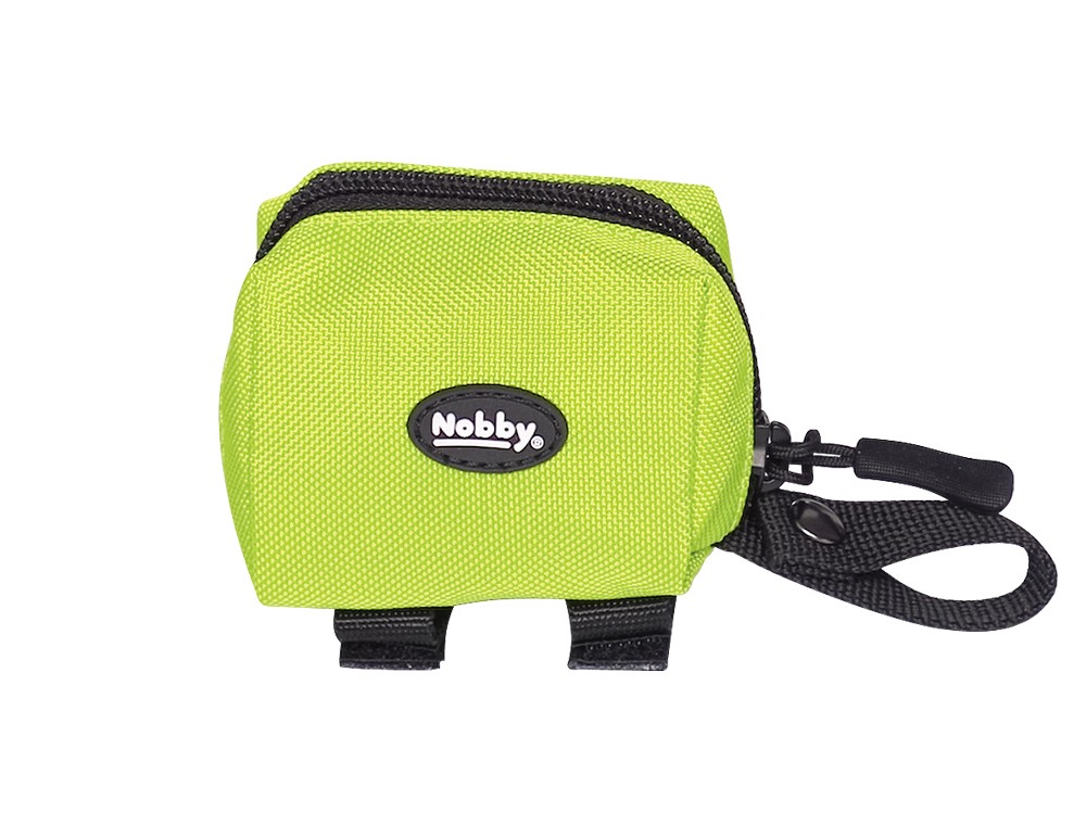 Dozator pentru pungi de excremente pentru câini 'RIO' | verde neon | 7,5 x 4 x 5 cm