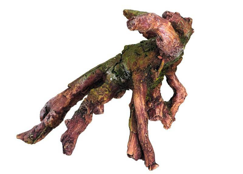 Ornament pentru acvariu | 'WOOD' | L11 X W8 X H10 CM