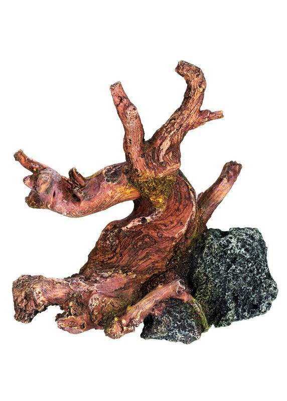 Ornament pentru acvariu | 'WOOD' | L11 X W6 X H11,2 CM