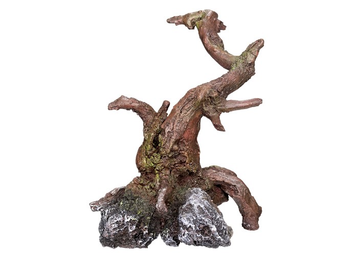 Ornament pentru acvariu | 'LEMNE' | L12,5 X W11,5 X H14,5 CM