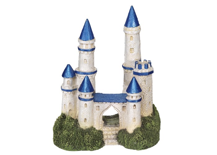 Ornament pentru acvariu | 'CASTLE' | L11,9 X W7,9 X H14 CM