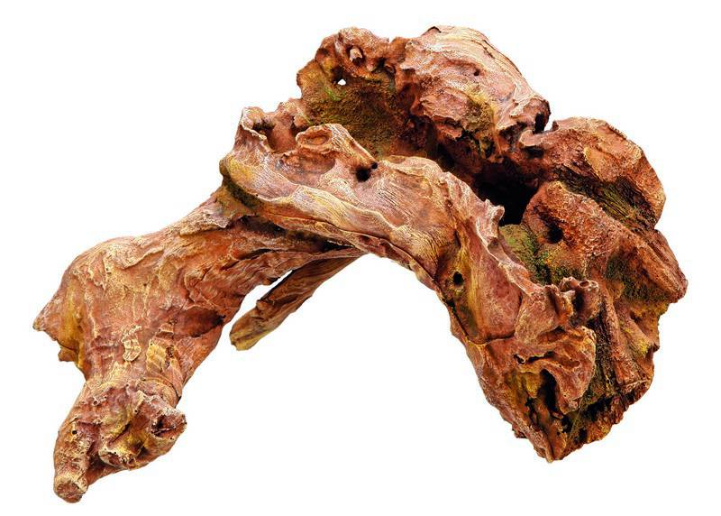Ornament pentru acvariu | 'WOOD' | L27 X W19,5 X H17 CM