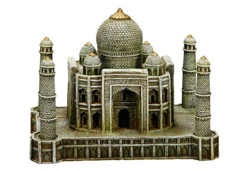 Ornament pentru acvariu | 'TAJ MAHAL' | L23,5 X W15 X H18 CM