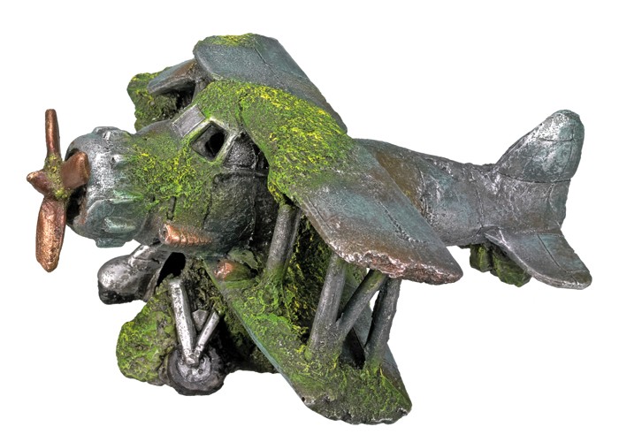 Ornament pentru acvariu | 'AIRPLANE' | L19 X W19 X H8 CM