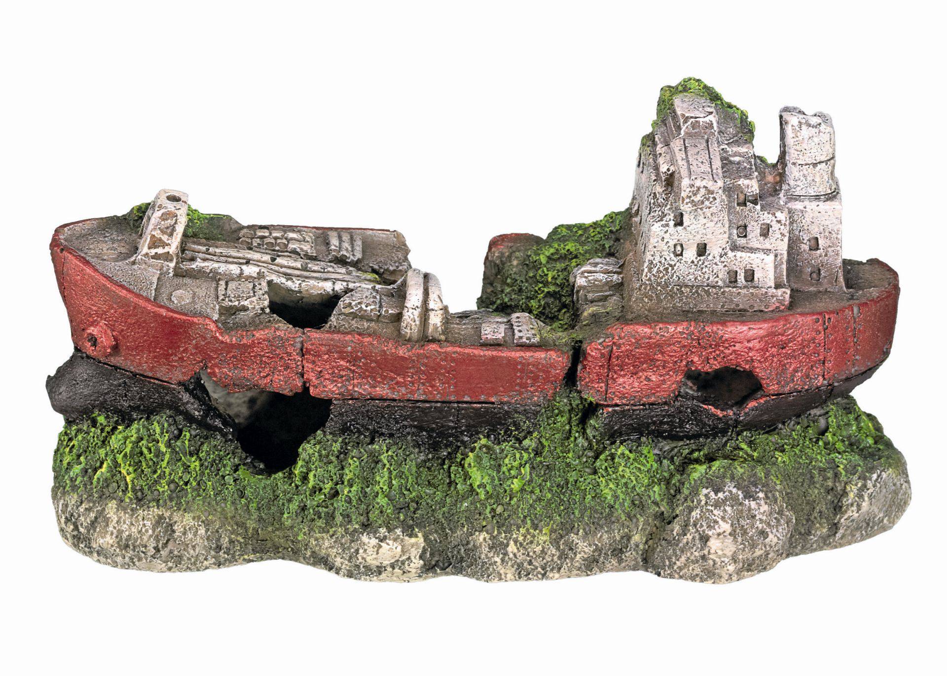 Ornament pentru acvariu | CARGO SHIP | L17,2 X W7,2 X H9 CM