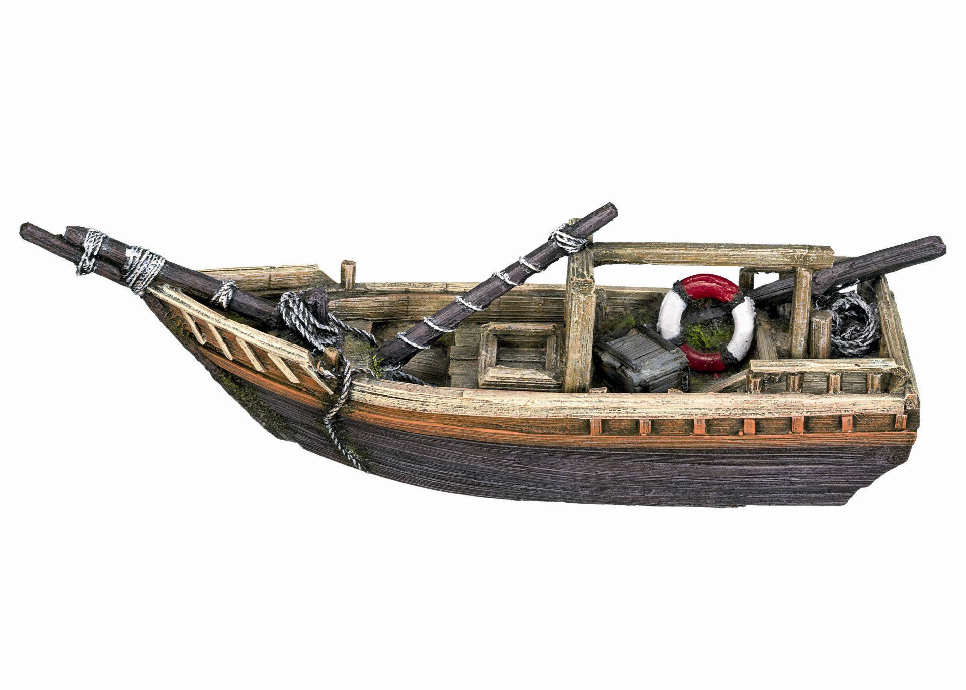 Ornament pentru acvariu | BOAT | L35,5 X W9 X H11,5 CM