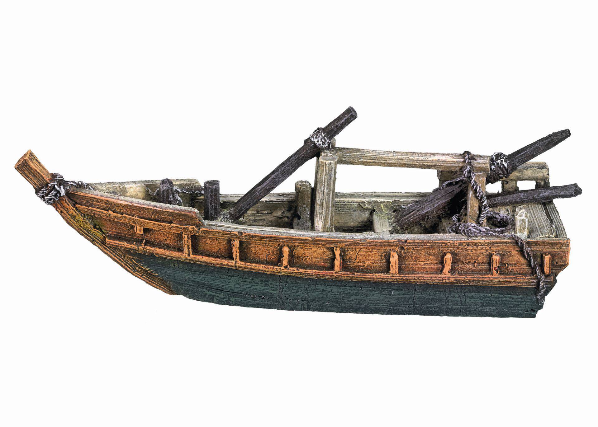 Ornament pentru acvariu | BOAT | L22,7 X W6 X H8 CM