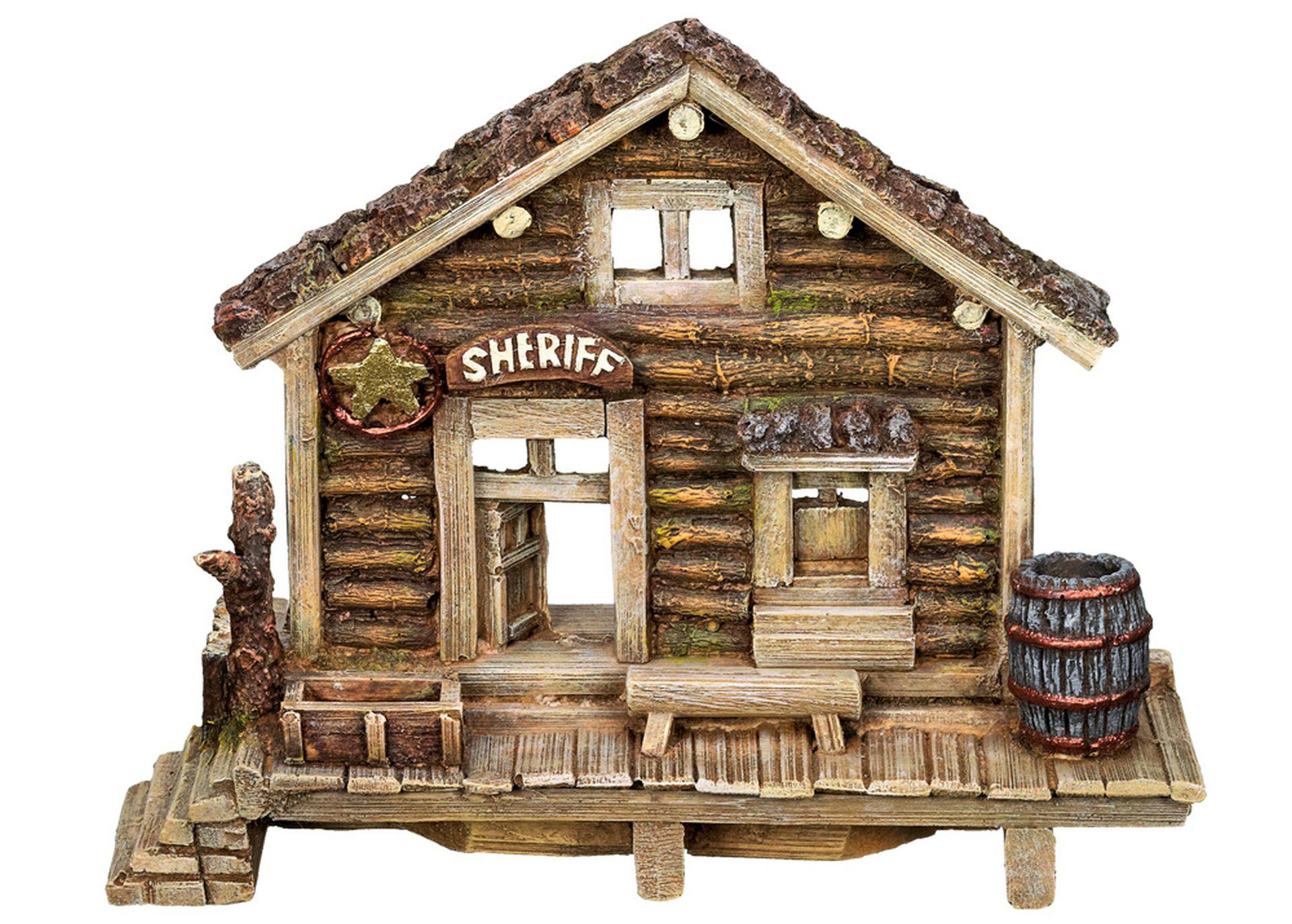 Ornament pentru acvariu | SHERIFF HOUSE | L20,0 X W7,0 X H16,0 CM