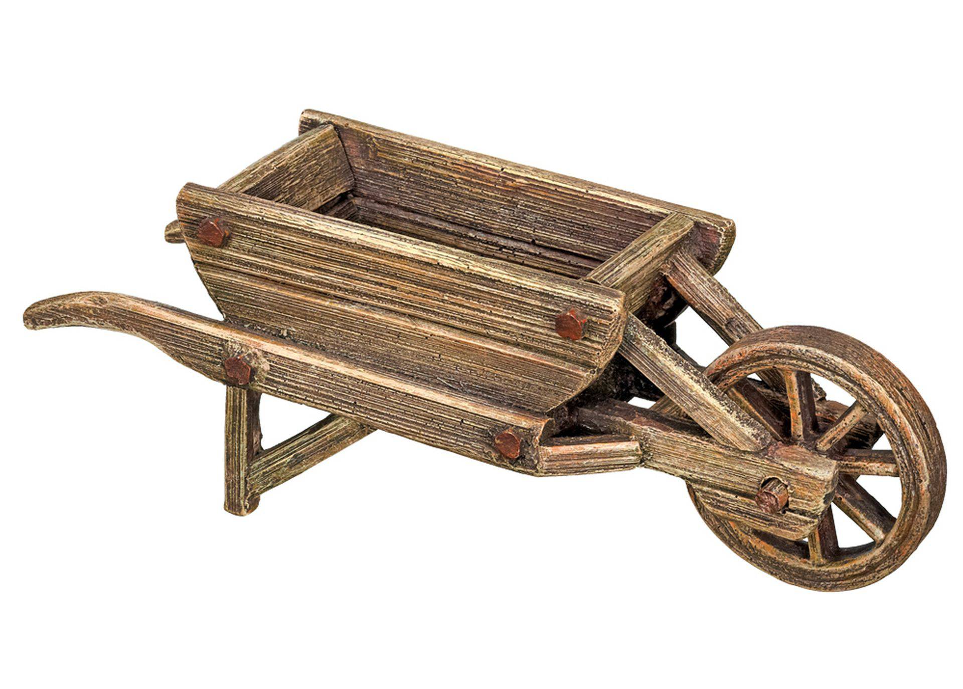 Ornament pentru acvariu | 'WHEEL BARROW' | L22,0 X W8,5 X H 8,5 CM