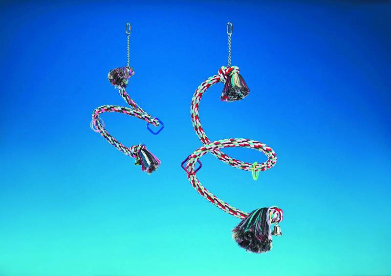 SWING 'COIL', MULTICOLORAT 2,5 X 115 CM pentru păsări