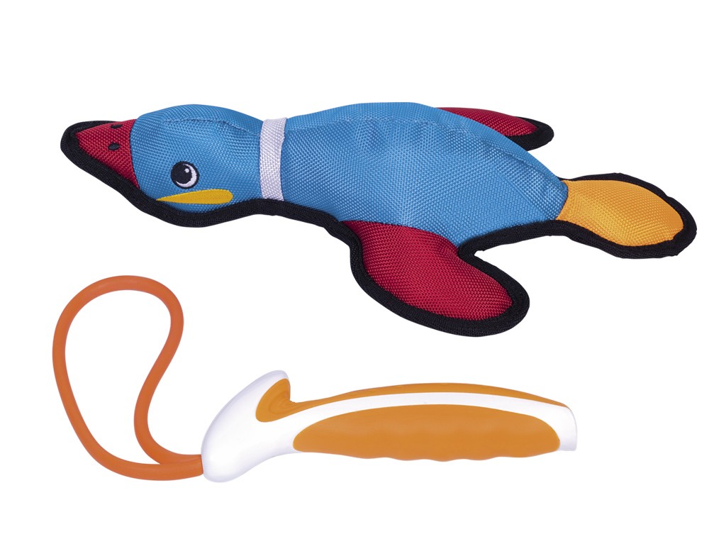 Rată din nylon Extra Tare pentru câini | cu mână | 34 cm