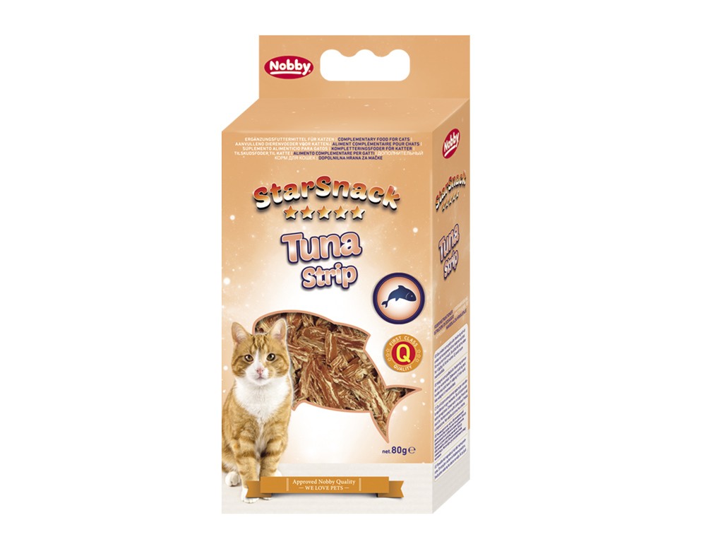 Recompense pentru pisici; StarSnack Cat Tuna Strip 80 g