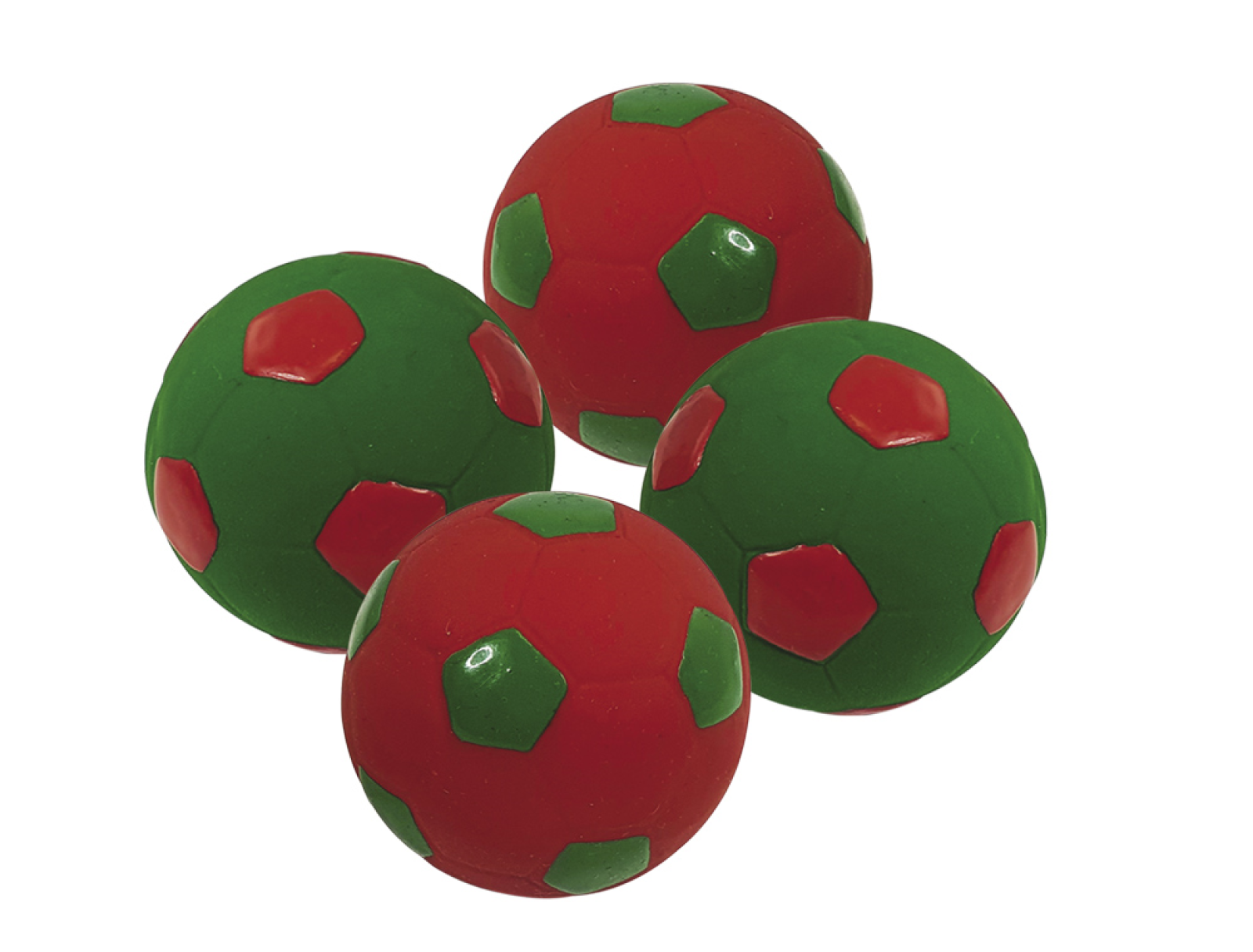 Mingi din latex Xmas pentru câini | Display 48 buc. | Ø 4,6 cm