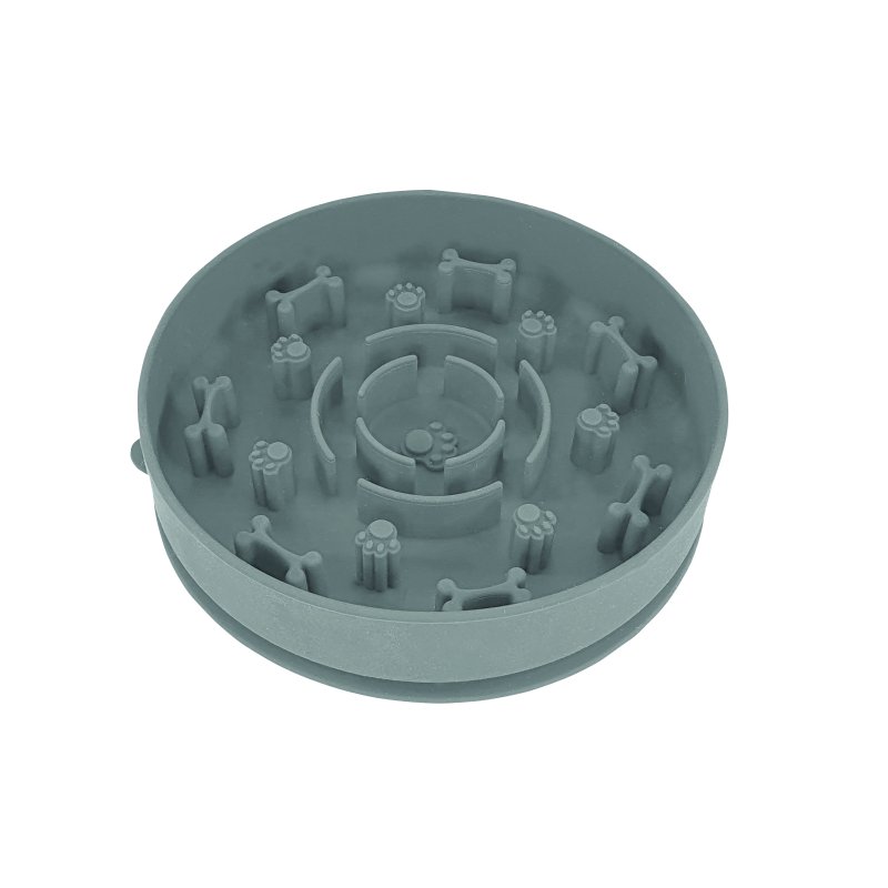 Castron antiînfulecare din Silicon | BONE | Ø16 x 4 cm pentru caini