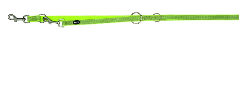 Lesa 'FULL REFLECT' pentru câini | galben | S-M | L: 200 cm, B: 15 mm