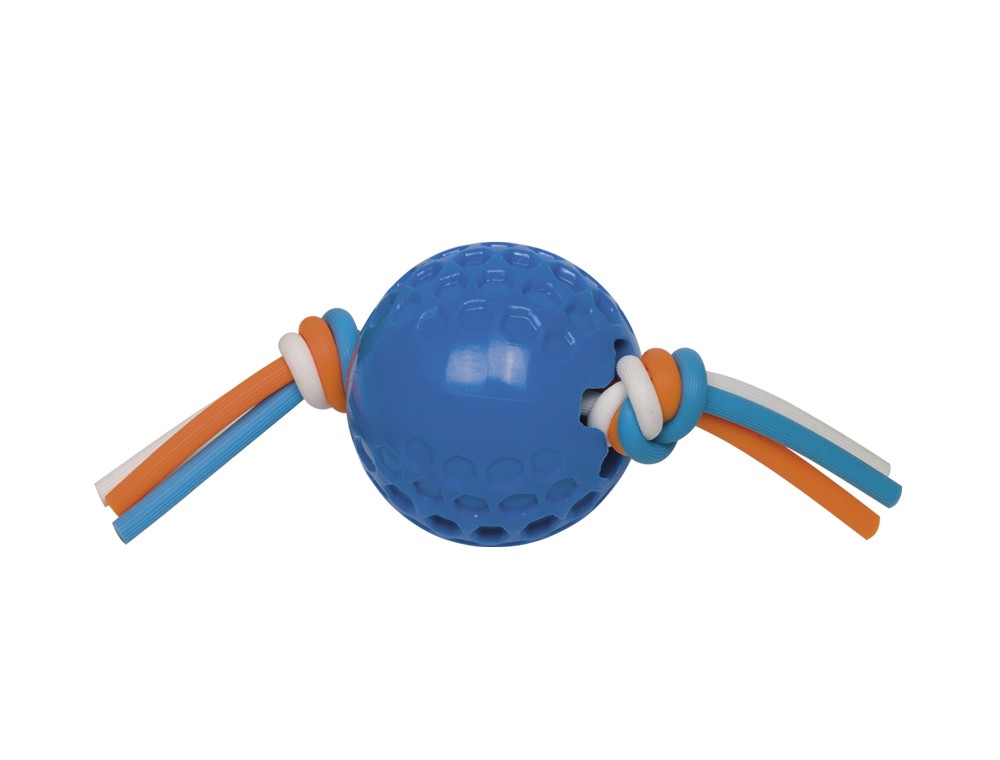 Minge TPR cu fir de silicon, albastră 7,5 cm