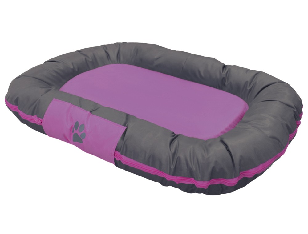 Saltea pentru câini Classic 'RENO' | mov | l x b x h: 92 x 68 x 11 cm