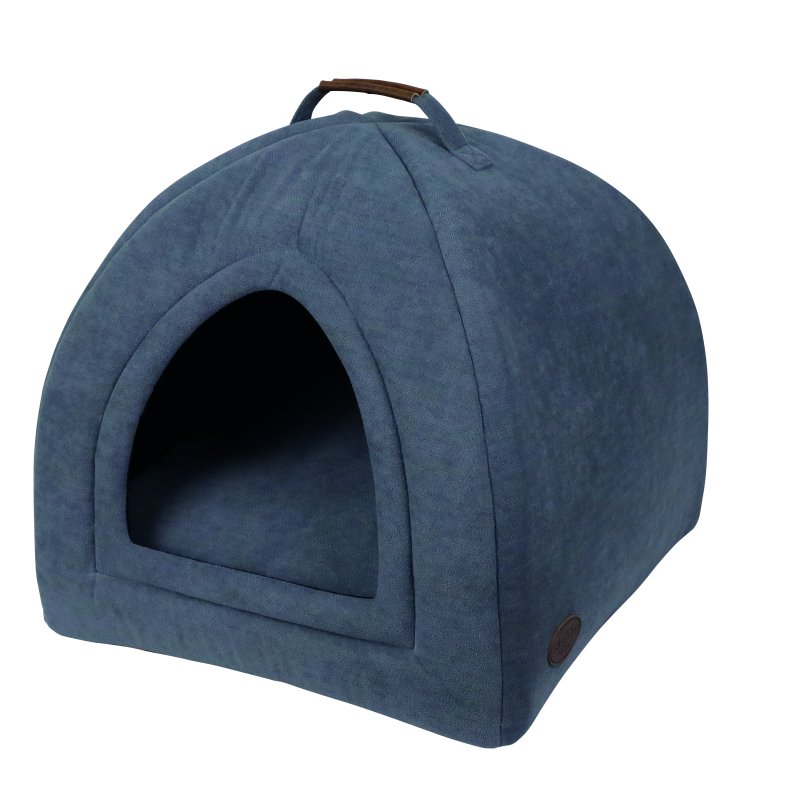 Pestera 'TIANA' pentru câini | l x w x h: 38 x 38 x 38 cm | navy