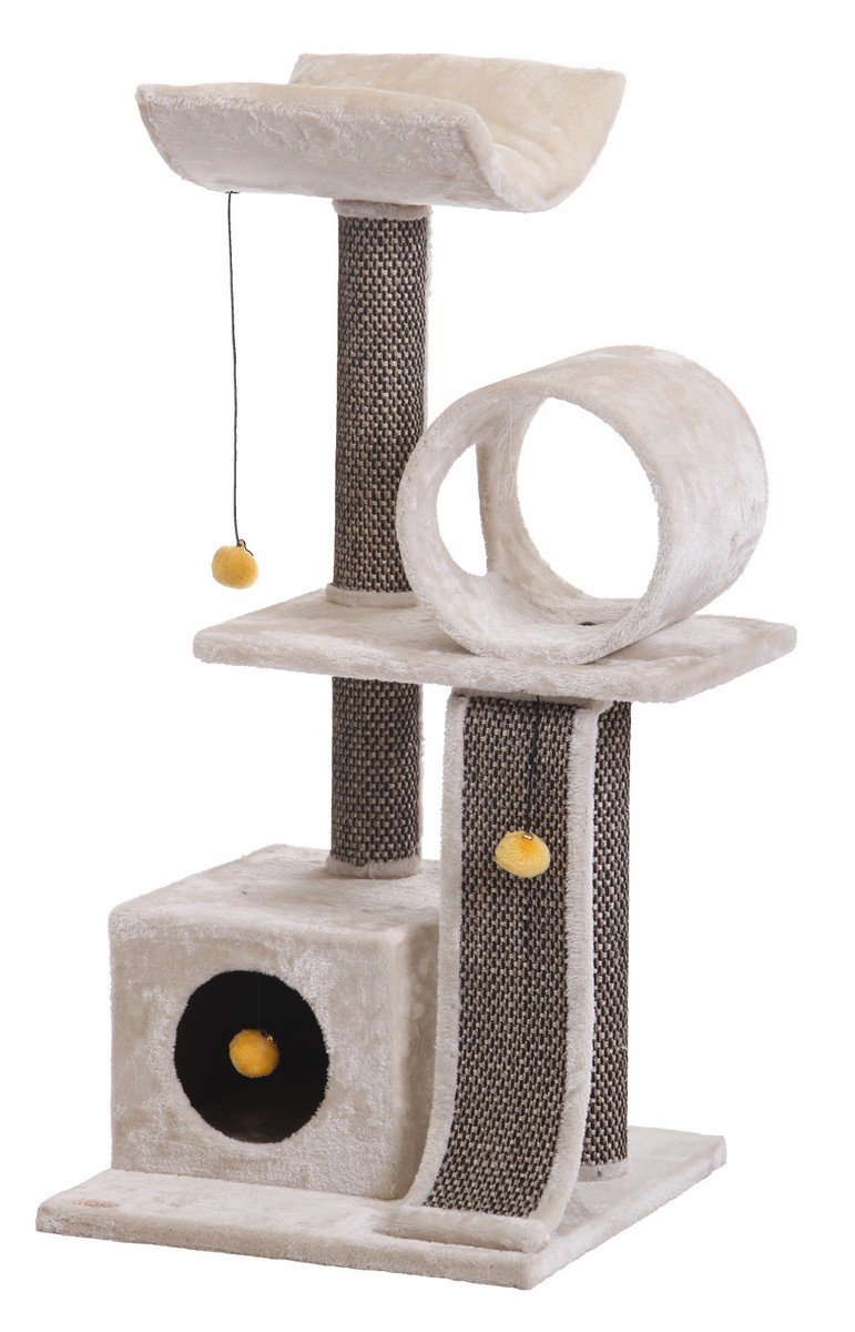 Ansamblu de joacă pentru pisici | 'KANO PLUS' | bej