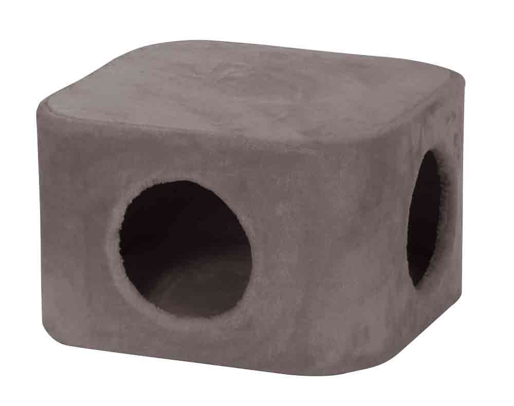 STARSYSTEM CAVE SQUARE 'DE LUXE', WARM GREY 48 X 48 X 30 CM