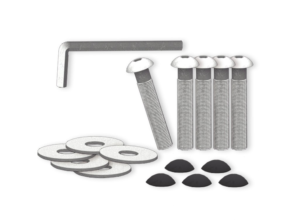 STARSYSTEM SCREW SET 'DE LUXE', SET 5 PCS., ?10 X 60 CM