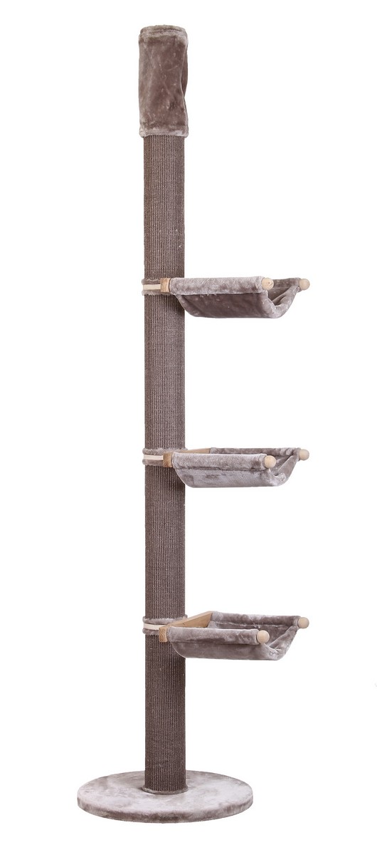 Ansamblu de joacă pentru pisici | 'FABLE' | gri deschis