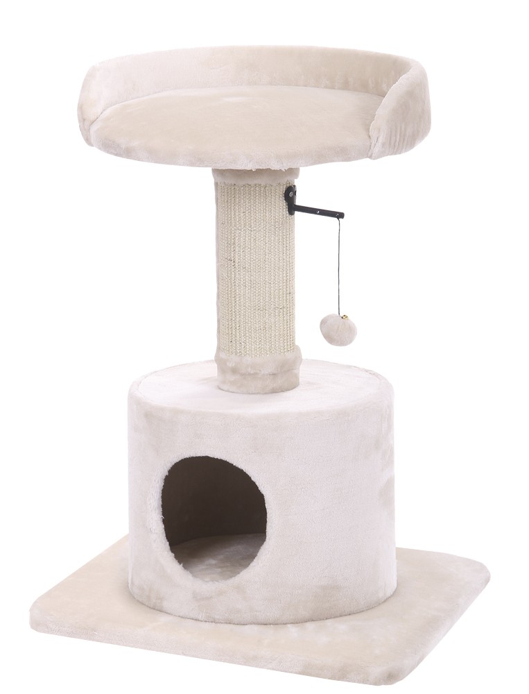 Ansamblu de joaca pentru pisici 'TAMIA' | bej