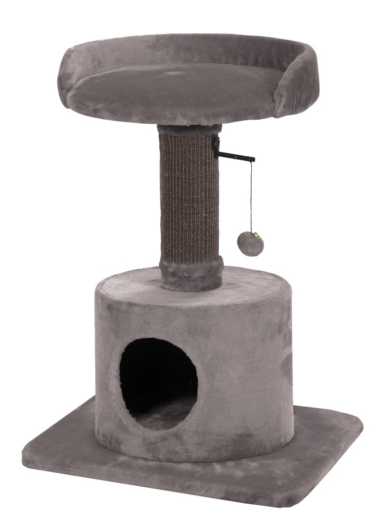 Ansamblu de joaca pentru pisici 'TAMIA' | gri deschis