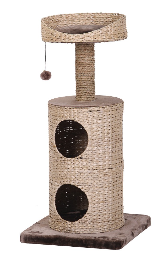 Ansamblu de joaca pentru pisici 'CHENG' | maro deschis