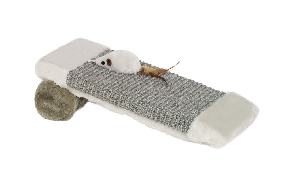 PLACA DE ZGÂRIAT 'PATTY', BEJ / GRAU 35 X 14 X 9 CM