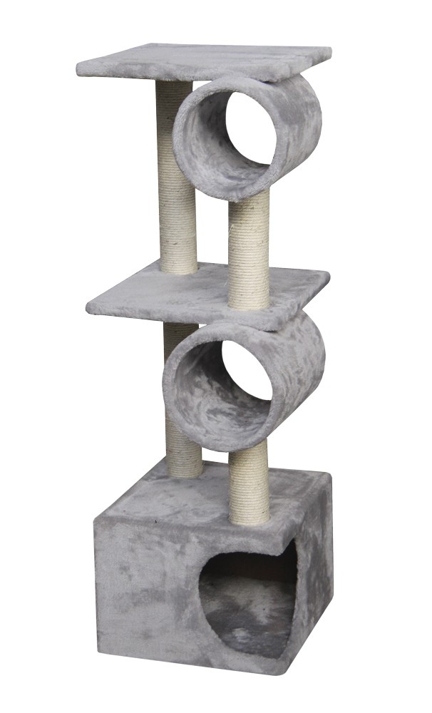 Ansamblu de joacă pentru pisici 'LIDO' | gri