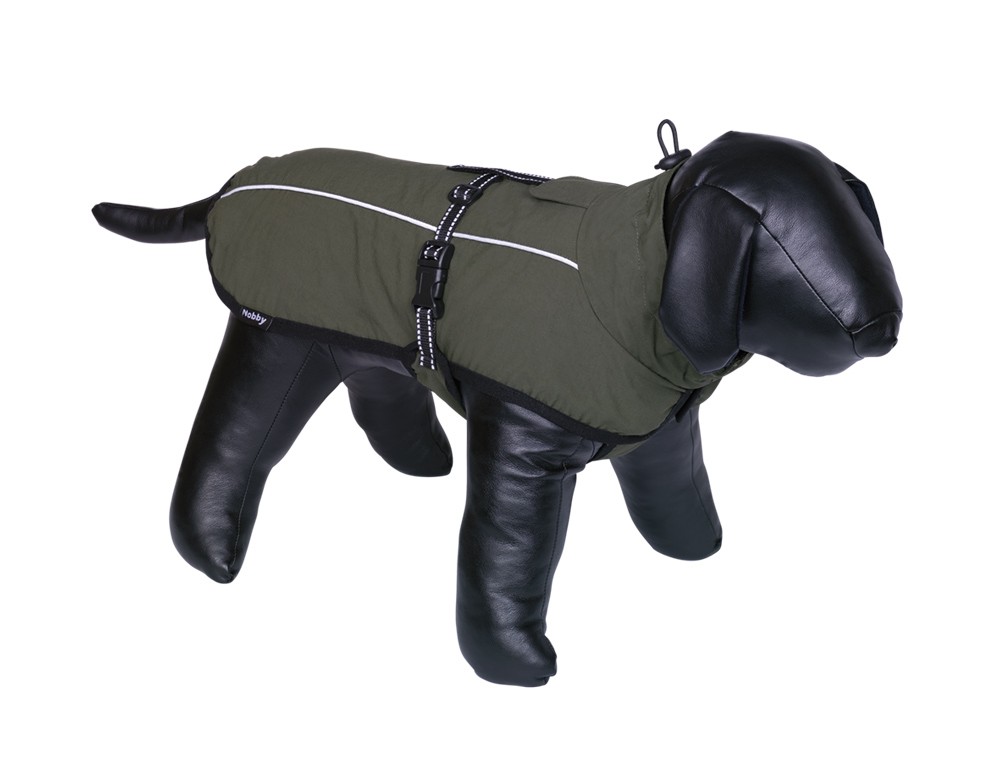 Hainuta pentru baie | 'TIMIS' | 55 cm | oliv pentru câini