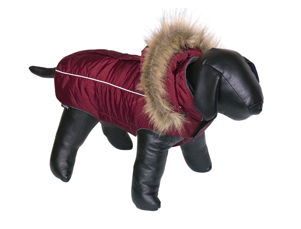 Haină pentru câini 'ARCTIC' | bordeaux | 36 cm