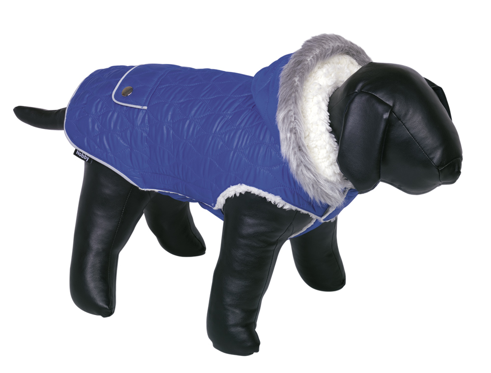 Haină pentru câini 'POLAR' | 36 cm | albastru otel