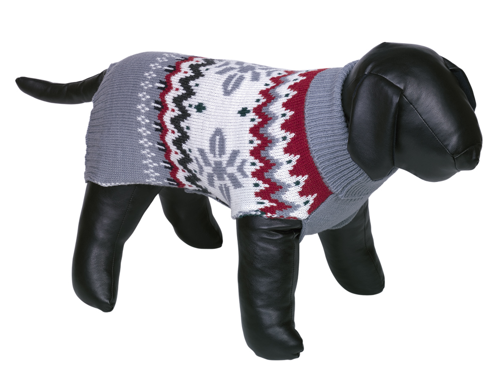 Pulover pentru câini 'PIANA' | 26 cm | gri