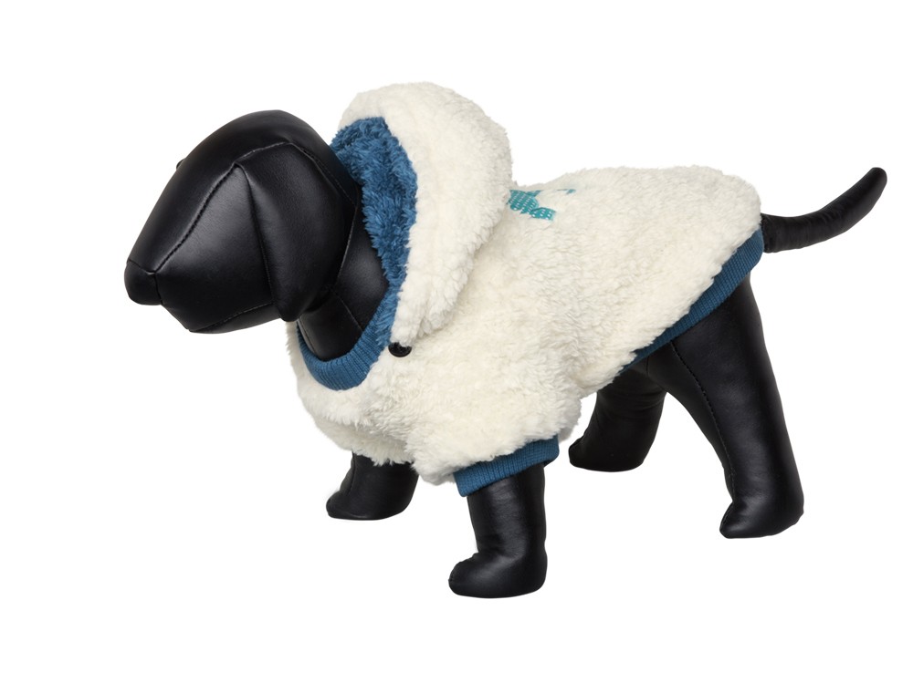 Haină pentru câini 'TEDDY' | crem/albastru | 32 cm