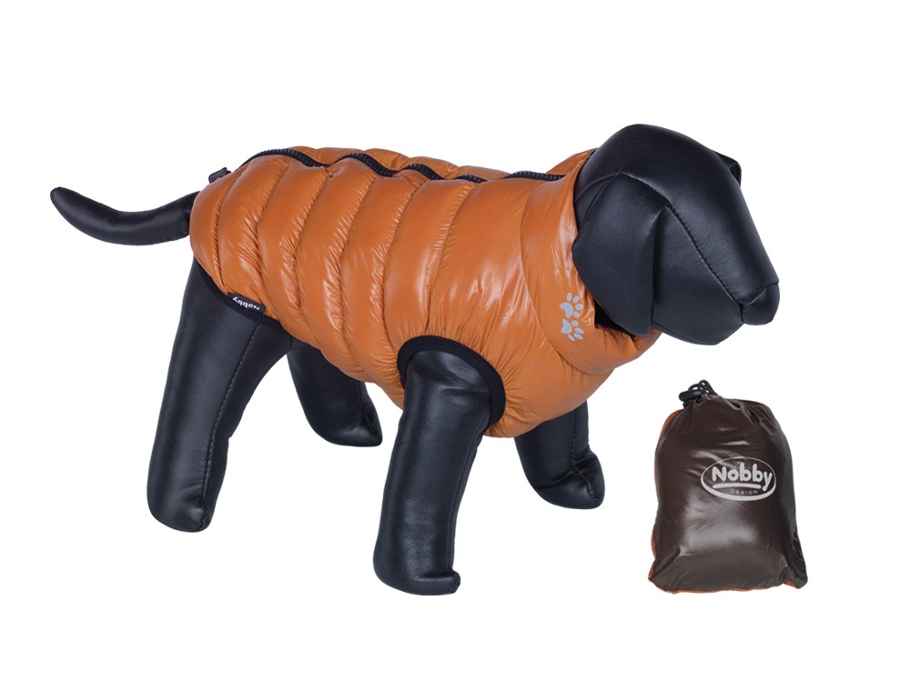 Haină pentru câini 'LIGHT' | portocaliu/maro | 32 cm