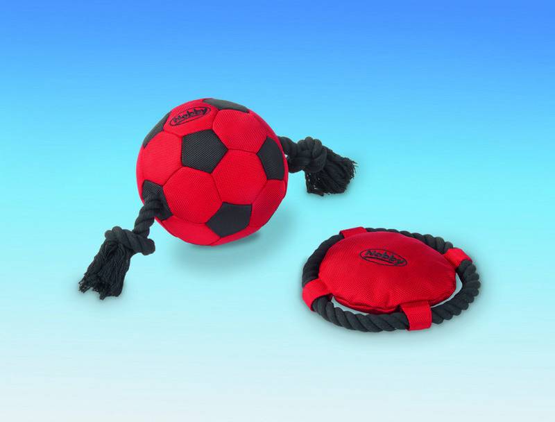 JUCĂRIE RESISTENTĂ 'FRISBEE CU FRANGHIE' APROX. 19 CM