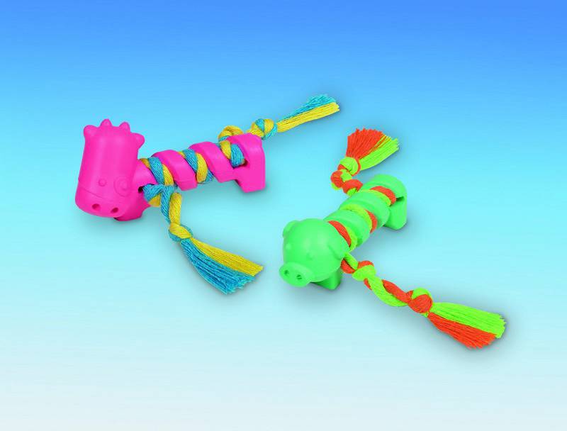 SET DIN CAUCIUC PENTRU CÂINI, 2 PCS.; 9 CM pentru păsări