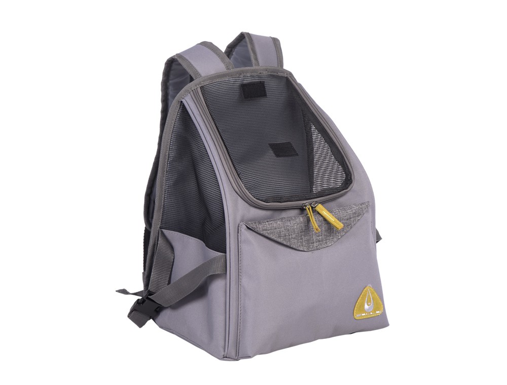 cușcă de transport pentru câini 'PAROS' | gri | 30 x 22 x 37 cm