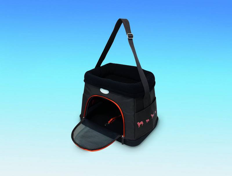 Poșetă 'VALITA' maro/portocaliu | 44 X 30 X 34 CM