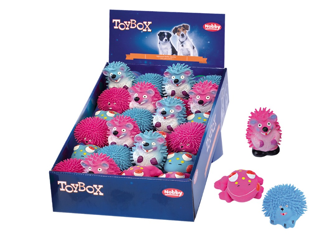 Jucărie din latex pentru câini | Latex animals | cu sunet | Display 24 buc. | 7 cm