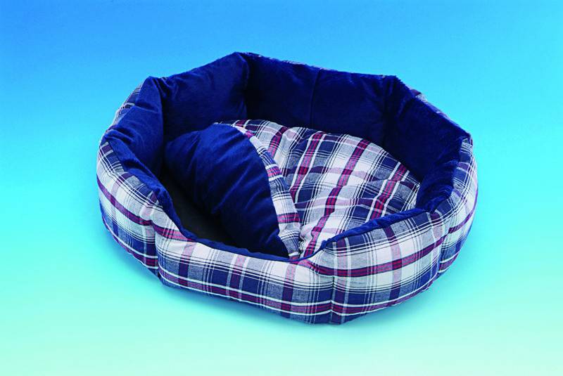 PAT COMFORT OVAL ALBASTRU CADR. 47 X 41 X 16/10 CM