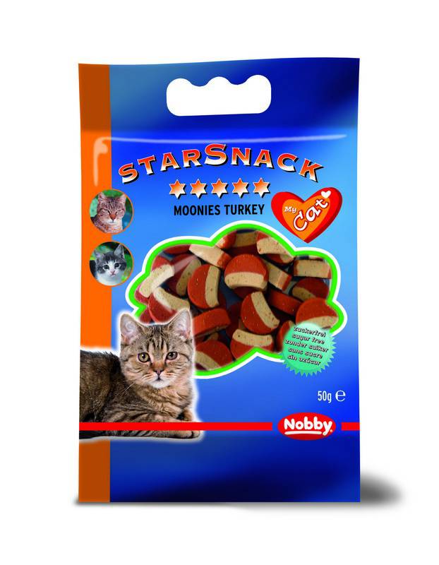 STARSNACK MOONIES TURKEY, 50 G