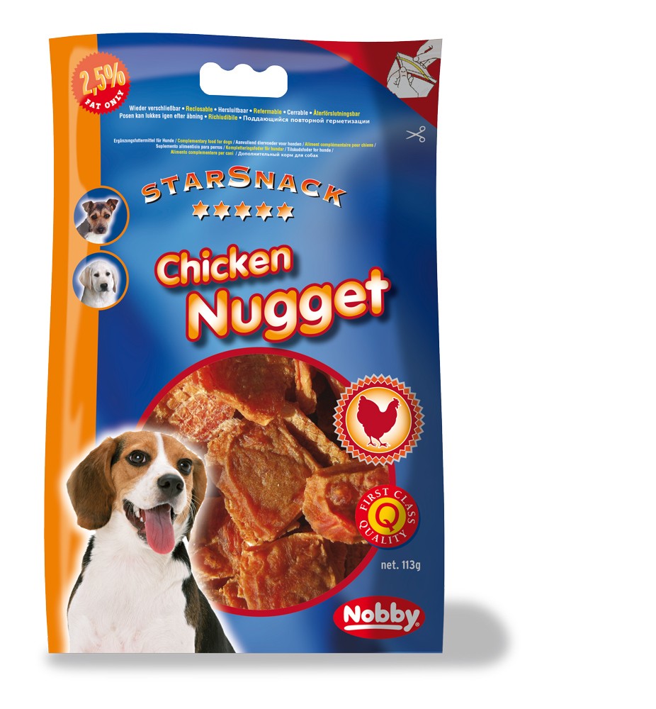 STARSNACK 'NUGGET de pui', 113 G