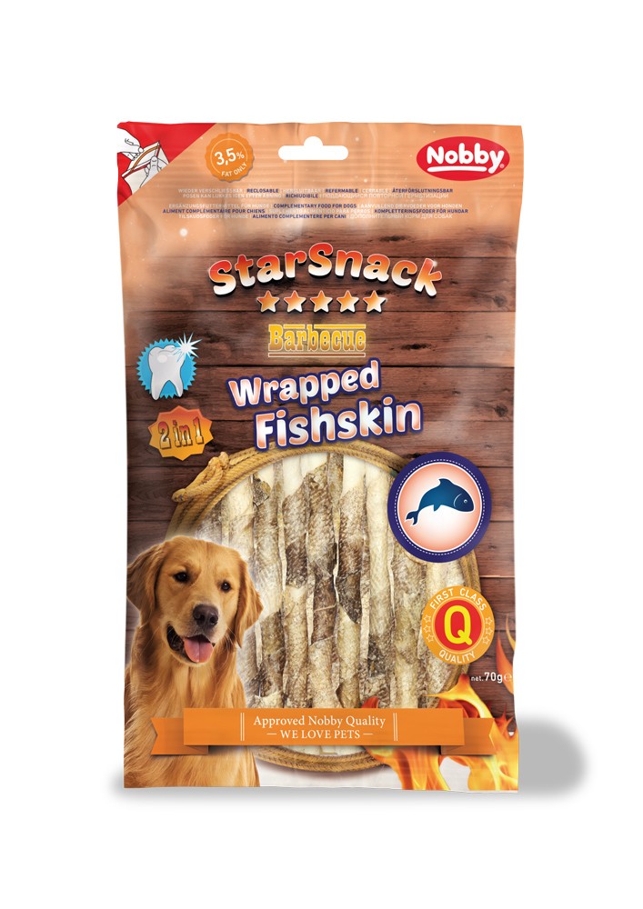 STARSNACK 'PIELIȚE DE PEȘTE ÎMPĂTURITE', 70 G