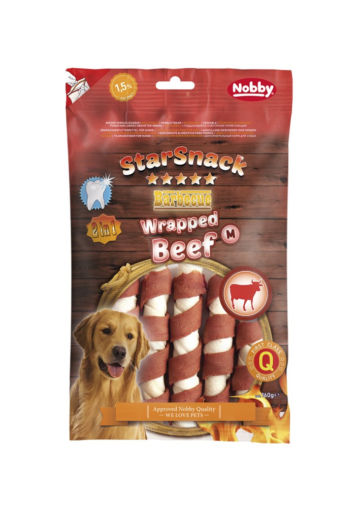 STARSNACK BARBECUE 'RAU ÎMPĂTURIT', M, 160 G