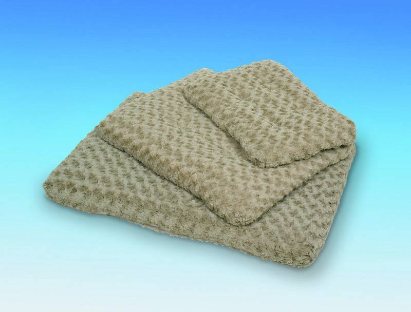 Saltea PLUSH pentru cușcă de transport, CULOARE: CAMEL L X l X H: 48 X 31 CM pentru câini