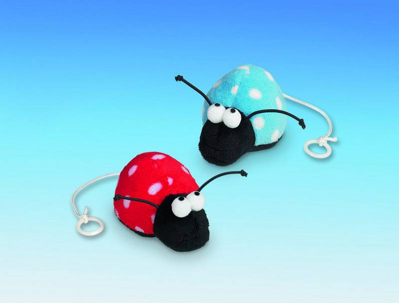 JUCĂRIE DIN PLUS, GĂRGĂRIȚĂ CU ÎNCHIDERE, ASORTAT, 8 CM